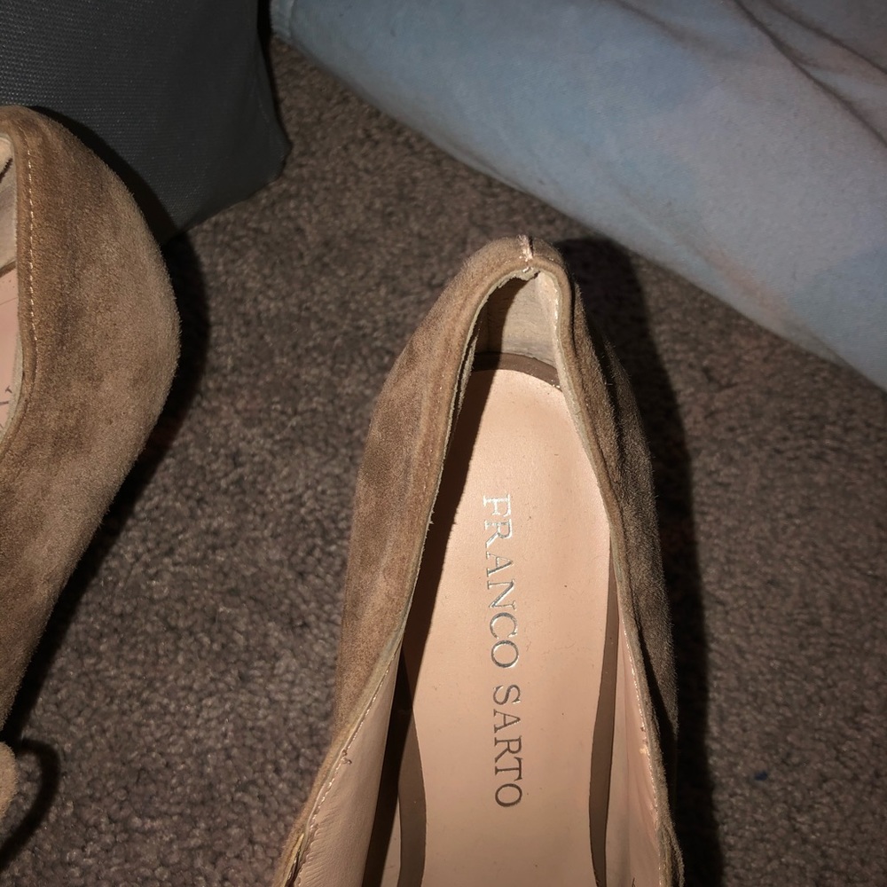 Franco Sarto Reine Suede Tie Women’s Heels Size10M - Picture 5 of 8